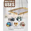 23.5” Rectangular Ceiling-Mounted Kitchen Pot Rack