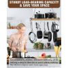 23.5” Rectangular Ceiling-Mounted Kitchen Pot Rack
