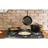 5-Piece Cast Iron Cookware Set | Dutch Oven, Griddle & Skillets