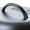 5-Quart Cast Iron Dutch Oven | Black Heavy-Duty Cooking Pot