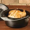 5-Quart Seasoned Cast Iron Dutch Oven | Heavy-Duty Cooking Pot