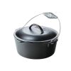 5-Quart Seasoned Cast Iron Dutch Oven | Heavy-Duty Cooking Pot