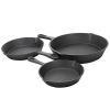 3-Piece Cast Iron Skillet Set | 6", 8", & 10" Frying Pans