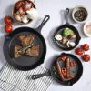 3-Piece Cast Iron Skillet Set | 6", 8", & 10" Frying Pans
