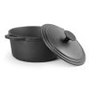 3.4-Quart Cast Iron Dutch Oven | Pre-Seasoned