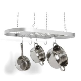 Ceiling-Mounted Heavy-Duty Carbon Steel Pot Rack