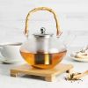 Glass Teapot Kettle | Stainless Steel Tea Infuser