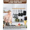 Ceiling-Mounted 36" Wooden Pot Rack | For Organized Storage