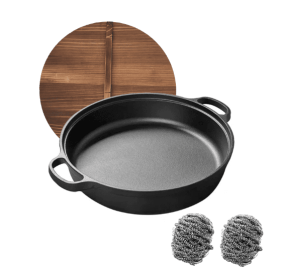 11" Cast Iron Wok | WANGYUANJI