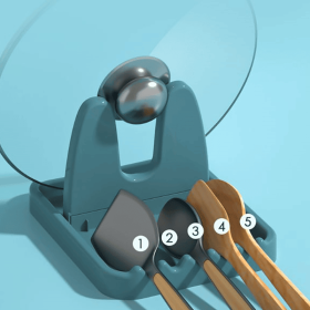 Space Saving | Foldable Lid Holder