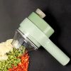 Handheld Electric Vegetable Chopper | 4-in-1