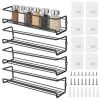 Wall-Mounted Spice Rack Set | 4-Piece