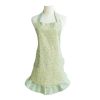 Vintage Ruffle Apron | Stylish Backless Design