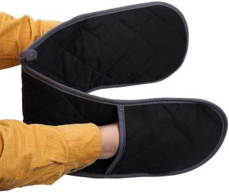 Quilted Cotton Double Oven Mitt | Heat-Resistant