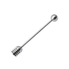 Stainless Steel Honey Mixer | Straight Handle