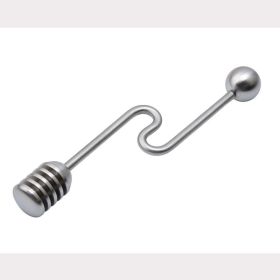 Honey Mixer Spoon | Curved Handle Dipper
