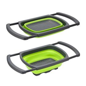Adjustable Over-Sink Colander | Collapsible Strainer