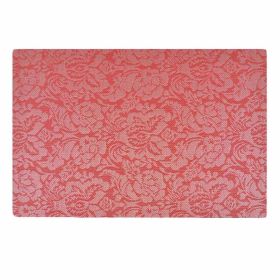 Rose Jacquard Placemats | Set of 4 Red