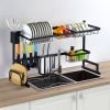 Stainless Steel Over-the-Sink Dish Drying Rack | 2-Tier
