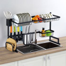Stainless Steel Over-the-Sink Dish Drying Rack | 2-Tier
