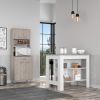 Calgary | Kitchen Island & Pantry Cabinet