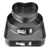 Springform Cake Pan Set | Heart Round Square