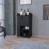 Allandale Bar Cart | Wine Rack & Casters