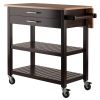 Winsome Wood | Drop Leaf Kitchen Cart