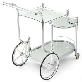Rolling Bar Cart | Elegant Serving Cart