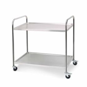 SOGA Stainless Steel Kitchen Cart | 2-Tier