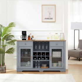 Farmhouse Buffet Cabinet | Wine & Coffee Bar