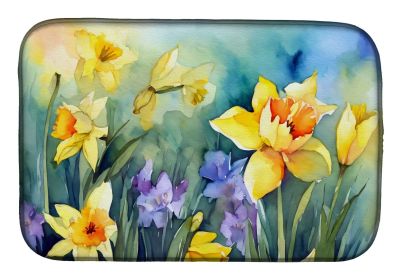 Dish Drying Mat | Daffodils