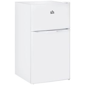 Double Door Mini Fridge | HOMCOM