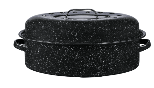 Roasting Pan | 18″ Covered Oval Roaster