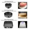 Springform Cake Pan Set | Heart Round Square