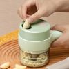 Handheld Electric Vegetable Chopper | 4-in-1