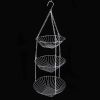 Stainless Steel Hanging Basket | 3-Tier