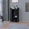 Allandale Bar Cart | Wine Rack & Casters