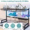Stainless Steel Over-the-Sink Dish Drying Rack | 2-Tier