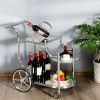 Rolling Bar Cart | Elegant Serving Cart