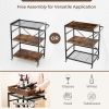 Industrial Bar Cart | Detachable Tray