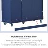Mobile Kitchen Island | Solid Wood Top