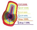 Measuring Cups & Spoons Set | Multi-Color