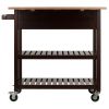 Winsome Wood | Drop Leaf Kitchen Cart