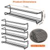 Wall-Mounted Spice Rack Set | 4-Piece