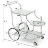 Rolling Bar Cart | Elegant Serving Cart