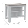 Calgary | Kitchen Island & Pantry Cabinet
