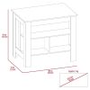 Calgary | Kitchen Island & Pantry Cabinet