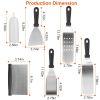Stainless Steel Griddle Tool Set | 7-Piece