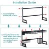 Stainless Steel Over-the-Sink Dish Drying Rack | 2-Tier
